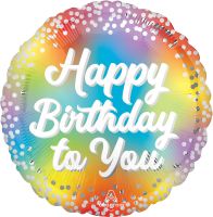 Standard Birthday Glitz Balloon