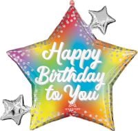 SuperShape Birthday Glitz Balloon