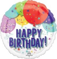 21" Panoramic Birthday Balloons Balloon