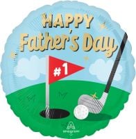 Standard Happy Fathers Day Tee-rific Dad Balloon