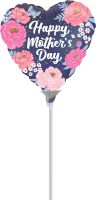 09" Satin Happy Mothers Day Peony Garden Balloon