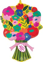 SuperShape Happy Mothers Day Hothouse Petals Balloon