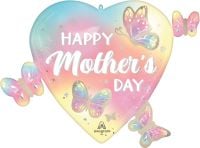 SuperShape Satin Happy Mothers Day Fluttering Dreams Balloon