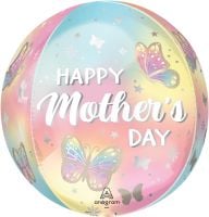 Orbz Satin Happy Mothers Day Fluttering Dreams Balloon