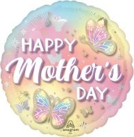 21" Panoramic Happy Mothers Day Fluttering Dreams Balloon
