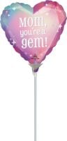 04" Radiant Gems Mom, You're a Gem! Balloon