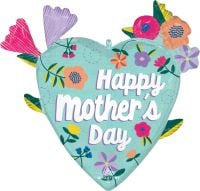 SuperShape Happy Mothers Day Threaded Love Balloon