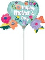 MiniShape Happy Mothers Day Threaded Love Balloon