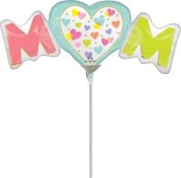 MiniShape Satin Playful Brights Mom Balloon