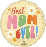 Standard Retro Charm Best Mom Ever! Balloon
