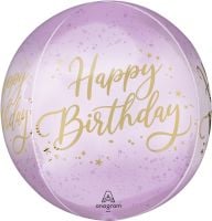 Orbz Lavender Luxe Birthday Balloon