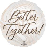 Standard Satin Marble Wedding Balloon