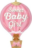 SuperShape It's a Girl Pink Balloon