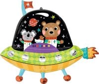 SuperShape Cosmic Friends Birthday Balloon
