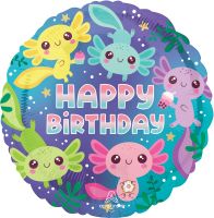 Standard Axolotl Birthday Balloon