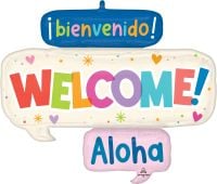SuperShape Welcome Languages Balloon