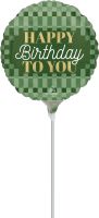 09" Stylish Sage Birthday Balloon