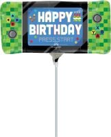 MiniShape 8-Bit Birthday Balloon