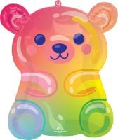 SuperShape Gummy Bear Birthday Balloon
