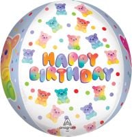 Orbz Gummy Bear Birthday Balloon