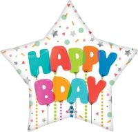 Jumbo Happy Balloon Bash Birthday Balloon