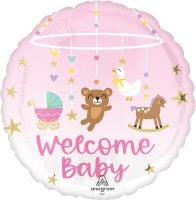 Standard Tiny Treasures Girl Balloon
