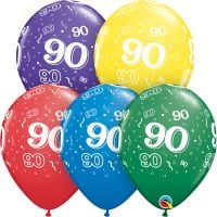 11" 90-A-Round Assortment (50pcs) Balloons