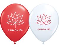 11" Canada 150 Assortment (50pcs) Balloons