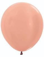 18" Metallic Rose Gold (25pcs) Sempertex Balloons