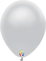 Funsational 12" Silver (12pcs) Balloons