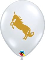 11" Unicorn Diamond Clear (50pcs) Balloons