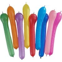 32" Caterpillar Worm Shaped (100pcs) Latex Balloons