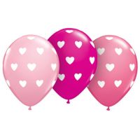 11" Big Hearts (50pcs) Balloons