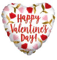 04" Happy Valentines Day Roses Balloon