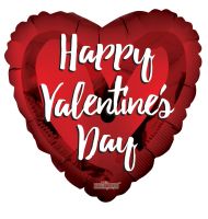 09" Happy Valentines Day Matte Heart Balloon