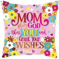 18" Mom God Bless You Balloon