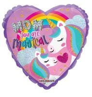 18" Mom Unicorn Iridescent Balloon