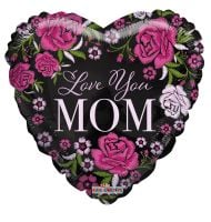 36" Love You Mom Embroidered Balloon