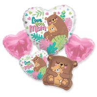 Balloon Bouquet Mom Bear