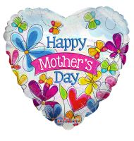 04" Happy Mothers Day Butterflies and Banner Balloon
