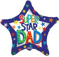 09" Super Star Dad Balloon