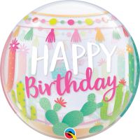 Bubble 22" Llama Birthday Party Balloon