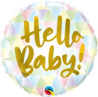 18" Hello Baby (non-packaged) Balloon