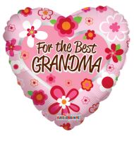 18" For The Best Grandma Balloon