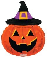 36" Pumpkin with Hat Balloon