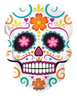 MiniShape Sugar Skull Shape Balloon