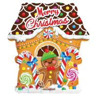 18" Christmas Gingerbread House Balloon