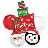Bouquet Christmas Presents Balloon