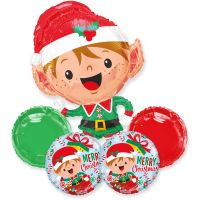 Bouquet Christmas Elf Balloon
