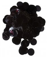 2.5cm Foil Confetti Dots Black (22g)